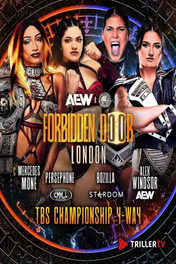 Poster to the movie "AEW x NJPW: Forbidden Door 2025" #671464