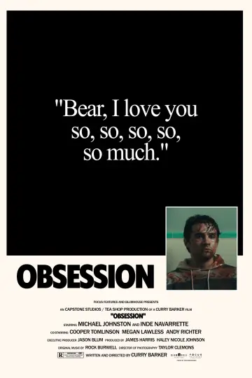 Poster to the movie "Obsession" #813993