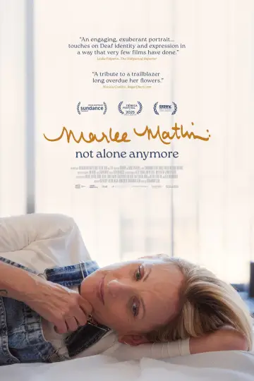 Poster to the movie "Marlee Matlin: Not Alone Anymore" #838642