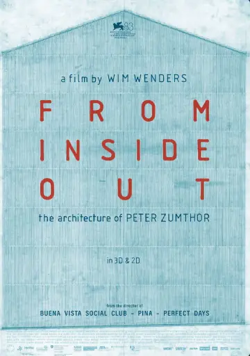 From Inside Out - The Architecture of Peter Zumthor poster