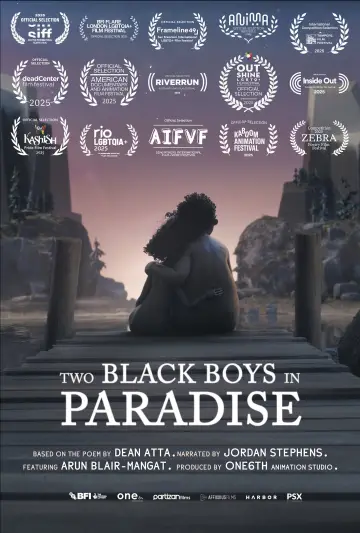 Poster to the movie "Two Black Boys in Paradise" #1638360