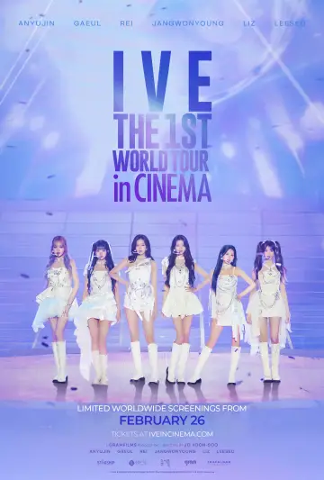 Poster to the movie "IVE THE 1ST WORLD TOUR in CINEMA" #977645