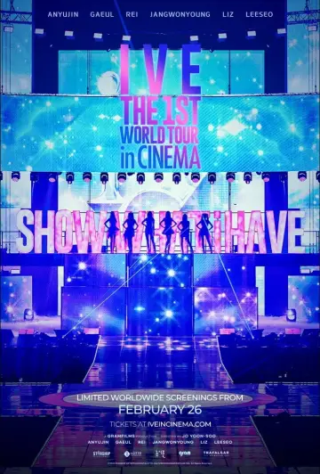 Poster to the movie "IVE THE 1ST WORLD TOUR in CINEMA" #977647