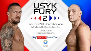 Backdrop to the movie "Oleksandr Usyk vs. Tyson Fury II" #1183937