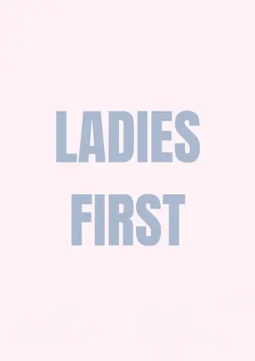 Poster to the movie "Ladies First" #961790