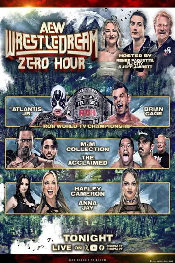 Poster to the movie "AEW WrestleDream 2024: Zero Hour" #1159445