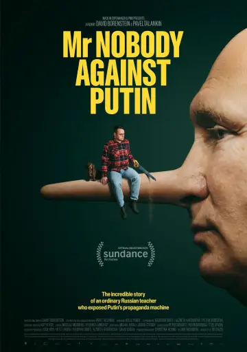 Poster to the movie "Mr. Nobody Against Putin" #536921