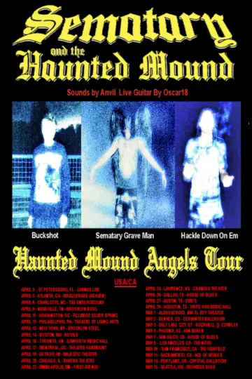 Poster to the movie "Haunted Mound Angels Tour Part 1 USA" #977775