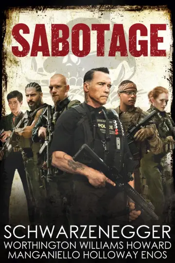 Poster to the movie "Sabotage" #337045