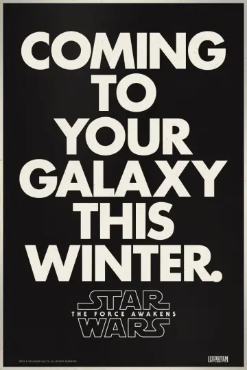 Poster to the movie "Star Wars: The Force Awakens" #24254