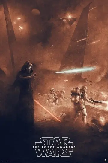 Poster to the movie "Star Wars: The Force Awakens" #24258
