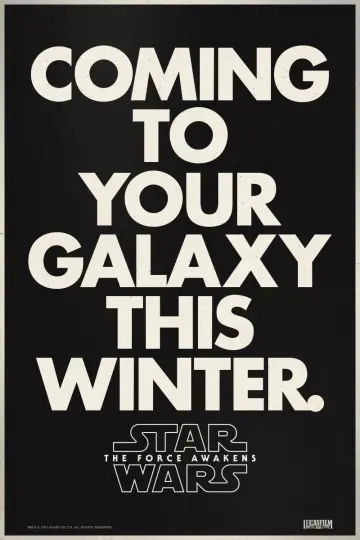 Poster to the movie "Star Wars: The Force Awakens" #577981