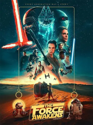 Poster to the movie "Star Wars: The Force Awakens" #927873