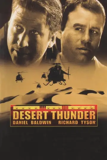 Poster to the movie "Desert Thunder" #1141627
