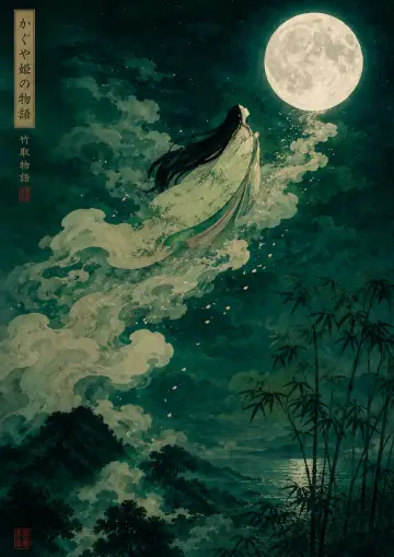 Poster to the movie "The Tale of The Princess Kaguya" #968596