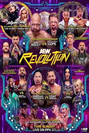 Poster to the movie "AEW Revolution 2025" #1433700