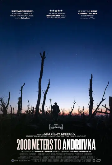 Poster to the movie "2000 Meters to Andriivka" #539444