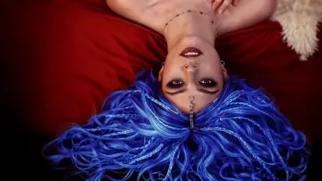 Blue poster