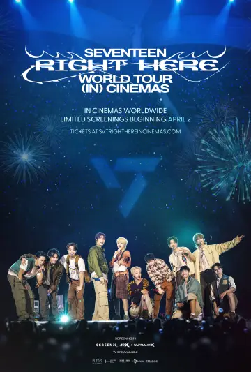 Poster to the movie "SEVENTEEN [RIGHT HERE] WORLD TOUR IN CINEMAS" #981844