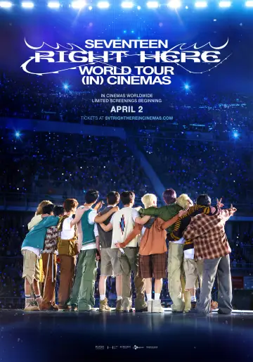 Poster to the movie "SEVENTEEN [RIGHT HERE] WORLD TOUR IN CINEMAS" #981845