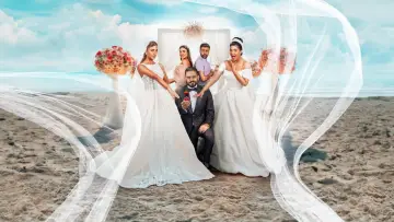 Backdrop to the movie "Groom & Two Brides" #783847