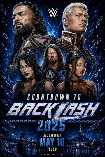 Countdown to WWE Backlash 2025 poster