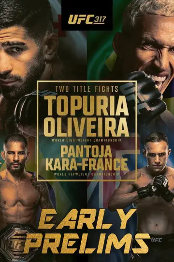 Poster to the movie "UFC 317: Topuria vs. Oliveira" #1184953