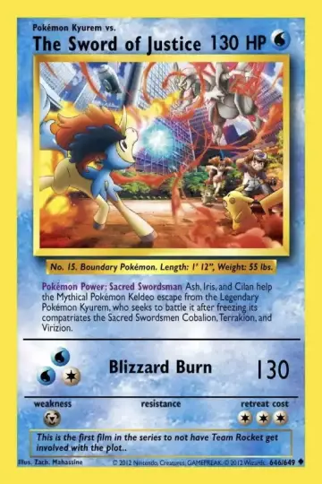 Poster to the movie "Pokémon the Movie: Kyurem vs. the Sword of Justice" #880742