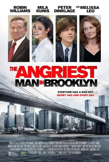 Poster to the movie "The Angriest Man in Brooklyn" #1059946