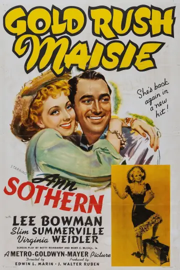 Poster to the movie "Gold Rush Maisie" #1106879