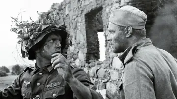Backdrop to the movie "Men in Soldier