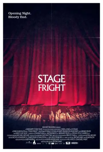 Poster to the movie "Stage Fright" #936066