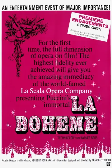 Poster to the movie "La Bohème - Teatro alla Scala" #1631951