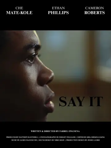 Poster to the movie "Say It" #1635120