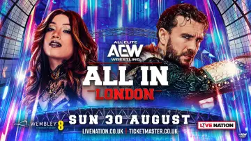 Backdrop to the movie "AEW All In 2026: London" #976160