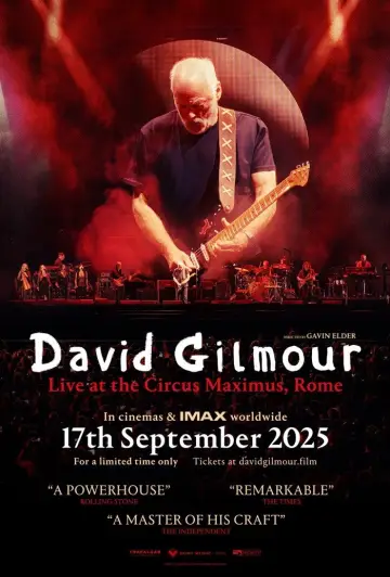 Poster to the movie "David Gilmour: Live at the Circus Maximus" #808452