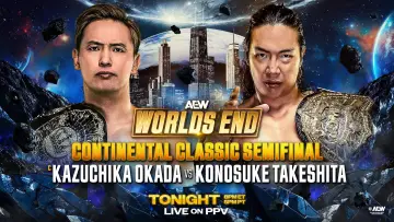 Backdrop to the movie "AEW Worlds End 2025" #934984