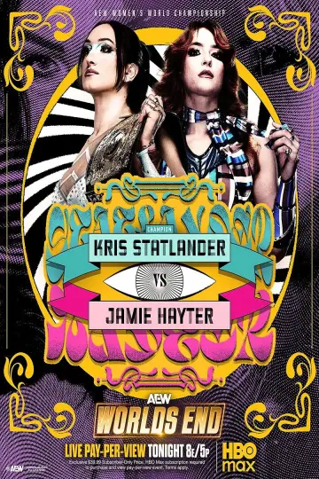 Poster to the movie "AEW Worlds End 2025" #934990