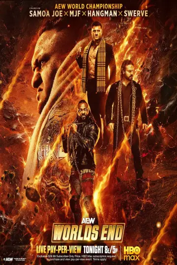 Poster to the movie "AEW Worlds End 2025" #934991