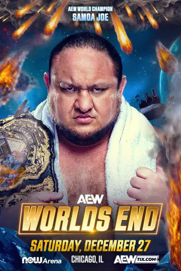Poster to the movie "AEW Worlds End 2025" #934998
