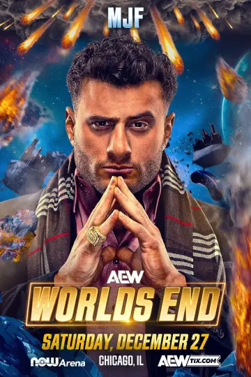 Poster to the movie "AEW Worlds End 2025" #934999