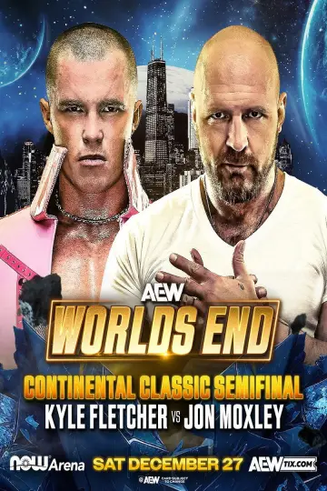 Poster to the movie "AEW Worlds End 2025" #935001
