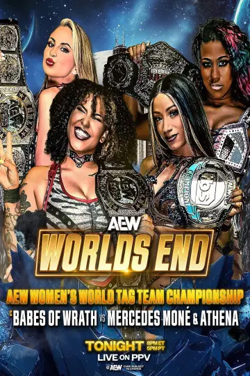 Poster to the movie "AEW Worlds End 2025" #935003