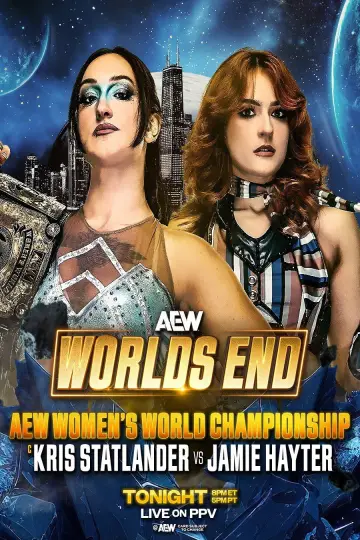 Poster to the movie "AEW Worlds End 2025" #935004