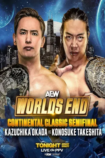 Poster to the movie "AEW Worlds End 2025" #935007