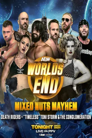 Poster to the movie "AEW Worlds End 2025" #935008