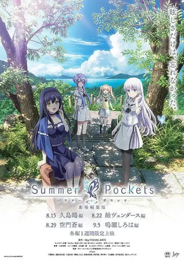 Poster to the movie "Summer Pockets Season 1: Omnibus - The Girl Who Forgot Summer Vacation" #786845
