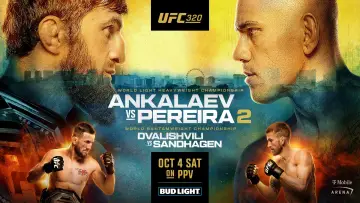 Backdrop to the movie "UFC 320: Ankalaev vs. Pereira 2" #868541
