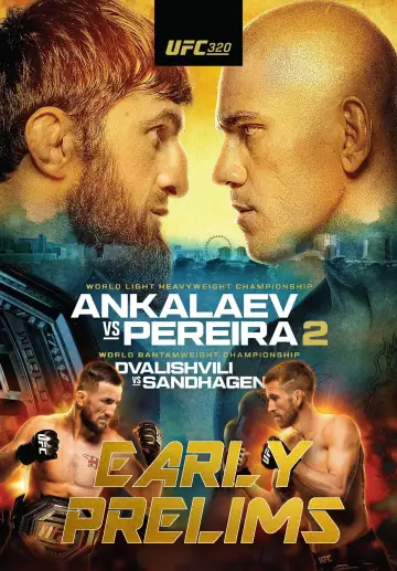 Poster to the movie "UFC 320: Ankalaev vs. Pereira 2" #868551
