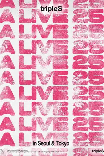 tripleS A Live 25 in Seoul day2 poster